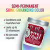 Punky Red Wine Semi Permanent Hair Color Vegan CrueltyFree Conditioning Hair Dye Lasts Up to 35 Washes 35 fl oz
