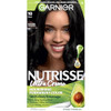 Garnier Nutrisse Ultra Crme Hair Color Permanent Hair Dye with 100 Gray Coverage Vegan CrueltyFree 10 Black Licorice 1 C