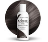 Adore Semi Permanent Hair Color 110 Darkest Brown Vegan CrueltyFree Brown Hair Dye No Ammonia No Peroxide No Alcohol 4 F