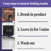 Just For Men Touch of Gray Mustache Beard Beard Coloring for Gray Hair with Brush Included for Easy Application Great fo