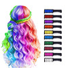 MSDADA 10 Color Hair Chalk for Girls Hair Chalk Comb Kids Temporary Hair Color Dye Teen Girl Gift Hair Stuff Accessories