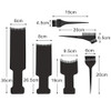 6 Pcs Balayage Highlighting Kit Hair Color Board with Teeth Foils and Brush for Dyeing and Coloring