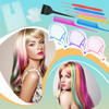 Yetene 27 Pcs Hair Highlighting and Coloring Kit Include 6 Highlight Cap for Hair Dying Coloring Frosting Caps 6 Dye Sha
