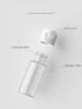 24 PCS 15ml051oz Clear Empty Plastic Sample Bottle with Flip Cap Travel Cosmetic Storage Containers Jar Dispenser Vial P