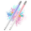 Bopomofo 2PCS Stylus Pens for Touch Screens,Stylus Pen for iPhone/iPad/Tablet Android/Microsoft Surface,Compatible with Touch Screens(White Pink/Whit