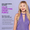 Better Natured Purple Color Correcting Hair Cream for ColorTreated Blondes AntiBrass Vegan and Paraben Free 4 Fl Oz