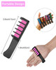 2 SetNew Hair Chalk Comb for Girls Kids Washable Temporary Hair Color Dye for Birthday Party Gift Cosplay DIY Christmas