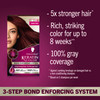 Schwarzkopf Keratin Color Permanent Hair Color 588 Deep Red 1 Application Professionally Inspired Permanent Hair Dye for