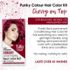 Punky Colour Box Kit Cherry on Top Semi Permanent Hair Color Vegan CrueltyFree Conditioning Hair Dye Lasts Up to 35 Wash