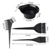 Hair dye Color kit Hair dye Brush and Bowl Set Hair dye Tools BrushCapBowlEar CoverGloves Color Hair DIY Tools Color Hai