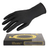 Segbeauty 20 Count Hair Dye Gloves Large Black Reusable Rubber Gloves for Hair Styling Powder Free Professional Salon Co