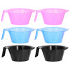 LALAFINA Hair Dye Bowl Transparent 26 Inch Salon Hair Color Mixing Bowl with Measurement Scales for Precise Dye Mixing a