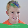 Fresh Monster Temporary Hair Coloring Chalk 12 Bright Colors Washes Out Easily Girls and Boys NonToxic and Safe for All