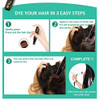 gowwim Color Touch Up Stick Semipermanent Hair Coloring Dye Pen for Gray Hair Roots Coffee