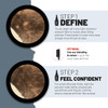 VOID Homme Beard Filler for Men Dark Brown with Beard Brush Instant Beard Pen Filler Pen for Full Beards Quickly Beard P