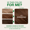 Naturigin Permanent Hair Color 53 Warm Brown Ammonia Free 100 Gray Coverage Nourishing Natural Formula For All Hair Type