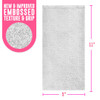 Colortrak Embossed Sheets Silver Aluminum Foil Popup Dispenser 500 Precut Sheets Nonslip Textured for Hair Foil Coloring