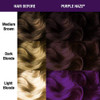 MANIC PANIC Purple Haze Hair Color Amplified Semi Permanent Hair Dye Very Dark Warm Purple Color For Dark Light Hair Veg