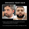 Pacinos Hair Beard Color Kit Dark Brown Hair Color For Men Eliminates Grays in 5 minutes Easy to Apply BrushIn Formula E