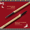 ZEESEA Palace Identity Oval Eyebrow Pencil Makeup Infallible LongLasting Eyebrow pencil UltraFine Felt Tip Light Brown