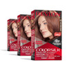 Revlon Colorsilk Beautiful Color Permanent Hair Color OLD VERSION 55 Light Reddish Brown Pack of 3