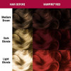 MANIC PANIC Classic Vampire Red Semi Permanent Hair Color Deep Blood Red Hair Dye for Women Men That Lasts 46 Weeks Vega