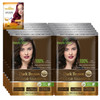Herbishh Natural Hair Color Shampoo for Gray Hair Argan Hair Mask Travel Size LongLasting Color AmmoniaFree 10 Pack 1 Pa