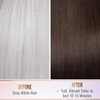 Herbishh Natural Hair Color Shampoo for Gray Hair Argan Hair Mask Travel Size LongLasting Color AmmoniaFree 10 Pack 1 Pa