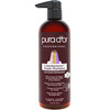 PURA DOR 16 Oz ColorHarmony Purple Shampoo For Bleached Blonde Silver Color Treated Hair Keratin Bamboo Fiber No Sulfate