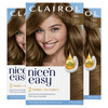 Clairol Nicen Easy Permanent Hair Dye 6G Light Golden Brown Hair Color Pack of 3