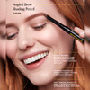 Arches Halos Angled Brow Shading Pencil Double Sided Eyebrow Filler and Spoolie Angled Brush Design for Precise Shaping