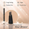 Mellow Cosmetics Brow Definer Eyebrow Pencil Triangular Tip Non Greasy Long Lasting Easy To Glide Brow Defining Pen Prof