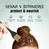 Light Mountain Henna Hair Color Conditioner Color the Gray Medium Brown Hair Dye for MenWomen 2Step ChemicalFree SemiPer