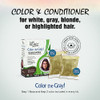 Light Mountain Henna Hair Color Conditioner Color the Gray Dark Brown Hair Dye for MenWomen 2Step ChemicalFree SemiPerma