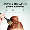 Light Mountain Henna Hair Color Conditioner Color the Gray Red Hair Dye for MenWomen 2Step ChemicalFree SemiPermanent Ha