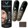 VOLT Grooming Temporary Instant Beard Color ECO 2 Pack Refill Quick Drying Plant Based Hypoallergenic Brush on Color for