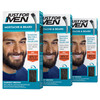 Just For Men Mustache Beard Beard Coloring for Gray Hair with Brush With Keratin Biotin Aloe and Coconut Oil for Healthy