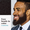 Just For Men Mustache Beard Beard Dye for Men with Brush Included With Keratin Biotin Aloe and Coconut Oil for Healthy F