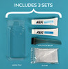 Just For Men Mustache Beard Beard Coloring for Gray Hair with Biotin Aloe and Coconut Oil for Healthy Facial Hair Light