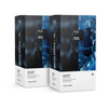 IGK Permanent Hair Dye Color Kit Set of Two 1B Moon Dance Darkest Blue Black 100 Gray Color Coverage Strengthen Shine Am