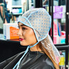 Colortrak 48 Disposable Caps with 4 Needles Kit for Tipping Hair Color and Highlighting Lined Cap with Neck Protector Mi