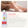 Swiss Just Original Horse Chestnut Venen Gel 60g Herbal Leg Cream for Tired Swollen Legs with Varicose Veins Enriched wi