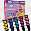 Blue Squid Hair Chalk Vibrant Temporary Hair Color Combs for Girls Kids Washable Hair Dye Teenage Gift Ideas