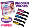 Blue Squid Hair Chalk Vibrant Temporary Hair Color Combs for Girls Kids Washable Hair Dye Teenage Gift Ideas