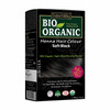 Indus Valley Organic Henna Hair Colour Kit for Women ChemicalFree 100 Grey Coverage Natural Soft Black Henna Powder Vega