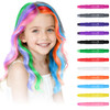 MSDADA 12 Color Hair Chalk for Girls Birthday Christmas Gifts for Girl Hair Stuff Accessories Washable Temporary Hair Co