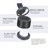 FREEORR 2Pcs Root Touch Up Hair Powder Hairline Shadow Powder for Thinning Hair and Gray Coverage 05 Black