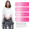 Disposable Salon Capes 100 Pack Plastic Capes for Hair Coloring Shampoo and Styling Waterproof Lightweight OneTime Use