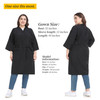 PERFEHAIR Salon Gown Capes for Clients Pack of 2 Nylon Cape Wraps Cover Smock for Women Men Hair Stylist Smocks for Hair