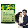 BSY Noni Black Hair Magic Hair Color Shampoo Ammonia Free 20ml x 10 Sachets Natural Black Permanent Hair Dye for Men and